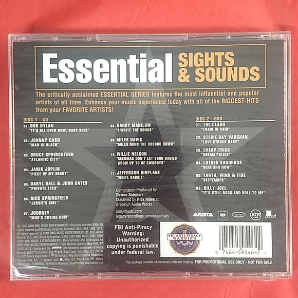 Columbia Records Promo CD+DVD Sampler, Factory Sealed - Picture 4 of 13